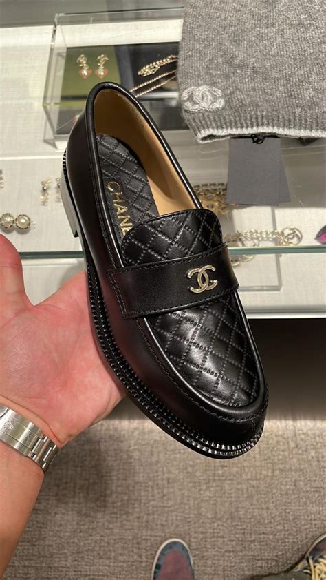 chanel loafers green|Chanel loafers men.